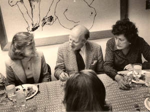 Anne Byrn with Julia and Paul Child